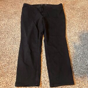 Old‎ Navy Women's Plus Size 22 Black High-Rise WOW Straight Leg Jeans